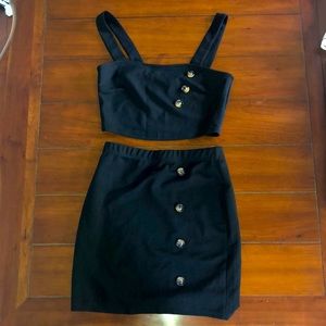 Two Piece Top and Skirt